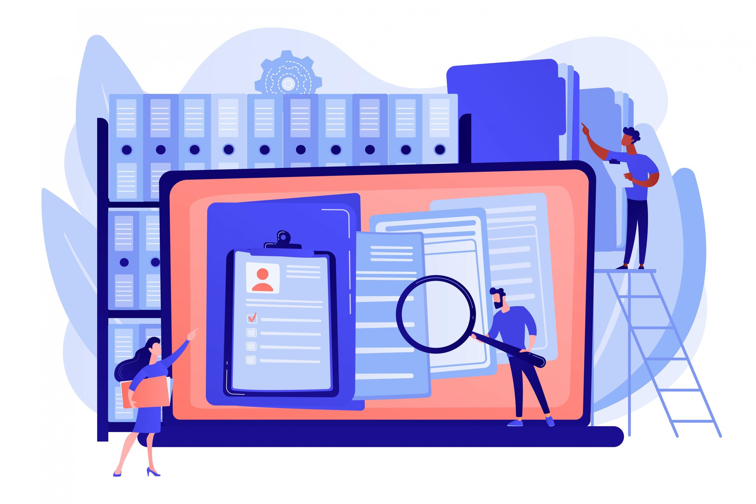 <a href="https://www.freepik.es/vector-gratis/archivo-organizado-buscando-archivos-base-datos_12085316.htm#query=antecedentes&position=26&from_view=search">Imagen de vectorjuice</a> en Freepik